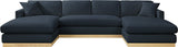 Johanna 3-Piece Sectional Sofa - Mid-Century Charm with Plush Comfort, Solid Wood Base & Cozy Design