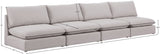Mackenzie Modular Sofa: Versatile Seating with Soft Linen Texture for Stylish Contemporary Spaces