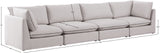 Mackenzie Modular Sofa: Versatile Seating with Soft Linen Texture for Stylish Contemporary Spaces