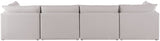 Mackenzie Modular Sofa: Versatile Seating with Soft Linen Texture for Stylish Contemporary Spaces