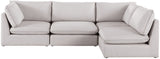 Mackenzie Modular Sectional: Create Your Unique Seating Arrangement with Soft Linen Textured Fabric