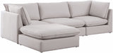 Mackenzie Modular Sectional: Create Your Unique Seating Arrangement with Soft Linen Textured Fabric