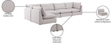 Mackenzie Modular Sectional: Create Your Unique Seating Arrangement with Soft Linen Textured Fabric