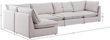 Mackenzie Modular Sectional: Create Your Unique Seating Arrangement with Soft Linen Textured Fabric