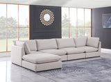 Mackenzie Modular Sectional: Create Your Unique Seating Arrangement with Soft Linen Textured Fabric