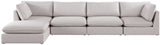 Mackenzie Modular Sectional: Create Your Unique Seating Arrangement with Soft Linen Textured Fabric