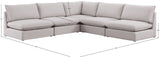 Mackenzie Modular Sectional: Create Your Unique Seating Arrangement with Soft Linen Textured Fabric