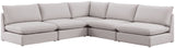 Mackenzie Modular Sectional: Create Your Unique Seating Arrangement with Soft Linen Textured Fabric