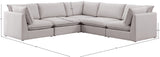 Mackenzie Modular Sectional: Create Your Unique Seating Arrangement with Soft Linen Textured Fabric