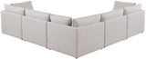 Mackenzie Modular Sectional: Create Your Unique Seating Arrangement with Soft Linen Textured Fabric