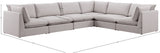 Mackenzie Modular Sectional: Create Your Unique Seating Arrangement with Soft Linen Textured Fabric