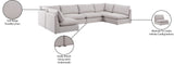 Mackenzie Modular Sectional: Create Your Unique Seating Arrangement with Soft Linen Textured Fabric