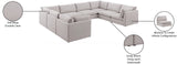 Mackenzie Modular Sectional: Create Your Unique Seating Arrangement with Soft Linen Textured Fabric