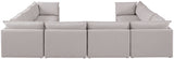 Mackenzie Modular Sectional: Create Your Unique Seating Arrangement with Soft Linen Textured Fabric