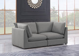 Mackenzie Modular Sofa: Versatile Seating with Soft Linen Texture for Stylish Contemporary Spaces