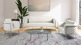 Casa Velvet Contemporary Sofa - Modern Design with Soft Touch, Chrome Frame, and Eye-Catching Style