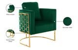Casa Velvet Contemporary Chair – Modern Design with Soft Upholstery and Stylish Honeycomb Frame