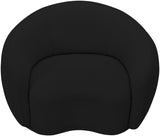 Hyde Contemporary Chair - Plush Rounded Back in Soft Boucle Upholstery for Stylish Living Spaces