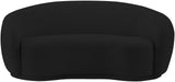 Hyde Contemporary Loveseat with Chic Rounded Back, Plush Comfort, and Stylish Modern Design