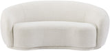Hyde Contemporary Loveseat with Chic Rounded Back, Plush Comfort, and Stylish Modern Design