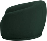 Hyde Contemporary Chair - Plush Rounded Back in Soft Boucle Upholstery for Stylish Living Spaces