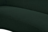 Hyde Contemporary Loveseat with Chic Rounded Back, Plush Comfort, and Stylish Modern Design