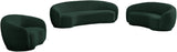 Hyde Contemporary Loveseat with Chic Rounded Back, Plush Comfort, and Stylish Modern Design