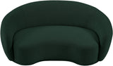 Hyde Contemporary Loveseat with Chic Rounded Back, Plush Comfort, and Stylish Modern Design