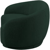 Hyde Contemporary Loveseat with Chic Rounded Back, Plush Comfort, and Stylish Modern Design