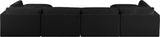 Ease Modular Sofa - Contemporary Plush Fabric Sectional for Customizable Living Room Comfort