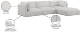 Ease Modular Sofa - Contemporary Plush Design for Casual Living Spaces, Infinite Configurations Possible