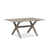 PURPLE LEAF Outdoor Dining Table Sleek Aluminum Frame Modern Outdoor Table for Deck Backyard Dining Gatherings