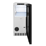 ZLINE 15" Touchstone Gourmet Ice Maker Drain Pump Panel Ready Door IGMDP-15