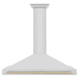 ZLINE 48" Autograph Edition Stainless Steel Range Hood, Gold KB4STZ-48-G