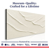 Abstract Minimalist Wave Wall Art II