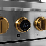 Kucht 36" Freestanding Dual Fuel Range Liquid Propane KXP36/LP