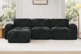 MYLO 110" 3-Seater Sofa with 1 Ottoman