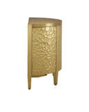 Auden Brass Demi-Lune Cabinet