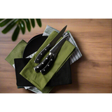 Elite Set of 4 Steak Knives - Black