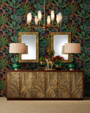 Beau Monde Gold & Green Mirror