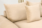 DESEO 130" 3-Seater with 2 Ottomans