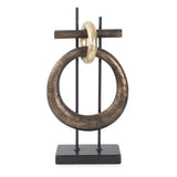 Boquin Circle Sculpture in Polyresin