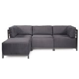 Axis Ottoman Regency Gray Titanium Frame