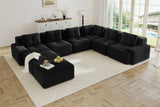 CORDELIA 151" 6-Seater Sofa with 2 Ottomans