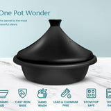 Kook Moroccan Cast Iron Tagine 3.3 Qt Blue
