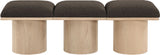 Pavilion - 3 Piece Modular Bench With Natural Base