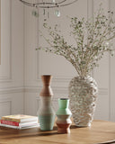 Swirl Large White Vase