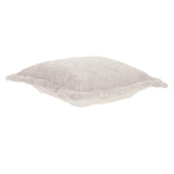 Puff Ottoman Cover Angora Natural -Cover Only