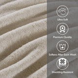 Antibacterial Spa-Like 8-Piece Bathroom Towel Set, Beige