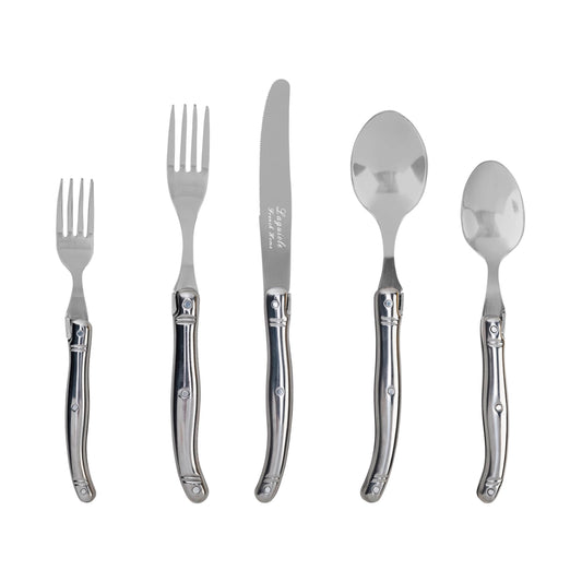 Laguiole Connoisseur 20-Piece 18/10 Stainless-Steel Flatware